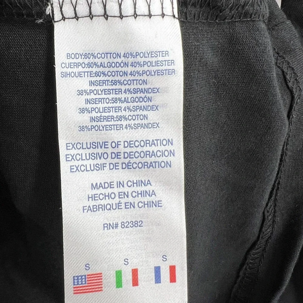Champion Kids‎ Black Long Sleeve Hooded Tee Size Small New